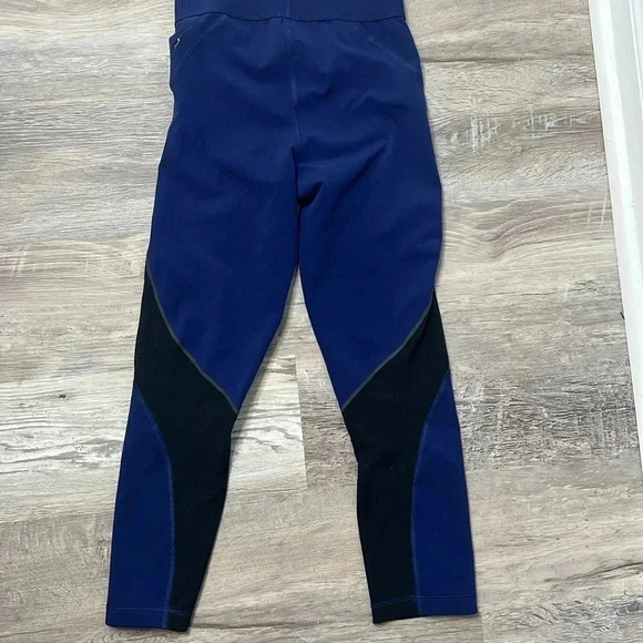 Women’s NIKE Pro Hypercool Navy Blue Black Mesh Training Leggings Size XS - Picture 7 of 8